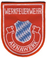 Abzeichen Werkfeuerwehr Annawerk / Rdental