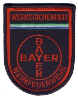 Abzeichen Werkfeuerwehr BAYER Bergkamen