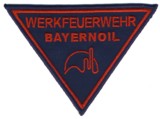 Abzeichen Werkfeuerwehr Bayernoil Raffineriegesellschaft mbH in rot