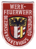 Abzeichen Werkfeuerwehr Bezirkskrankenhaus Günzburg