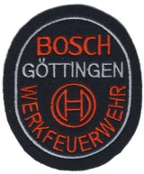 Abzeichen Werkfeuerwehr Bosch / Göttingen