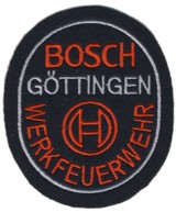 Abzeichen Werkfeuerwehr Bosch / Gttingen