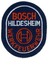 Abzeichen Werkfeuerwehr Bosch / Hildesheim