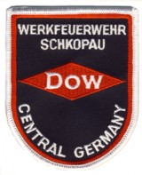 Abzeichen Werkfeuerwehr DOW / Werk Schkopau