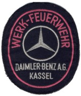 Abzeichen Werkfeuerwehr Daimler-Benz / Kassel