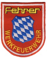 Abzeichen Werkfeuerwehr Fehrer / Kitzingen
