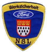 Abzeichen Werkfeuerwehr Ford / Kln