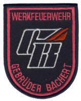 Abzeichen Werkfeuerwehr Gebrder Bachert