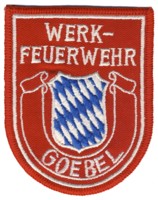 Abzeichen Werkfeuerwehr Goebel / Lautertal