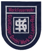 Abzeichen Werkfeuerwehr Kolbenschmidt Pierburg / Gleitlager GmbH / Werk St.Leon-Rot / Baden-Württemberg