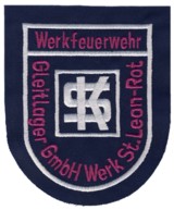 Abzeichen Werkfeuerwehr Kolbenschmidt Pierburg / Gleitlager GmbH / Werk St.Leon-Rot / Baden-Wrttemberg