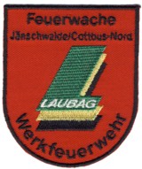 Abzeichen Werkfeuerwehr Lausitzer Braunkohle AG / Jänschwalde (jetzt Vattenfall)