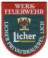 Abzeichen Werkfeuerwehr Licher