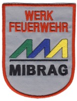 Abzeichen Werkfeuerwehr MIBRAG / Mitteldeutsche Braunkohlengesellschaft