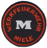 Abzeichen Werkfeuerwehr Miele / Gtersloh