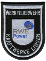 Abzeichen Werkfeuerwehr RWE - Kraftwerk Lingen