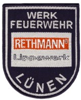 Abzeichen Werkfeuerwehr Rethmann / Lünen
