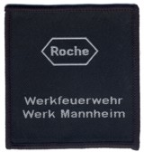 Abzeichen Werkfeuerwehr Roche / Mannheim