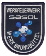 Abzeichen Werkfeuerwehr Sasol / Brunsbüttel