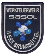 Abzeichen Werkfeuerwehr Sasol / Brunsbttel