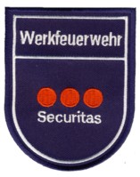 Abzeichen Werkfeuerwehr Securitas