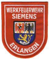 Abzeichen Werkfeuerwehr Siemens / Erlangen