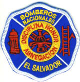 Abzeichen Bomberos Nacionales El Salvador