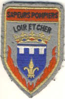 Abzeichen Sapeurs Pompiers Loir Etcher