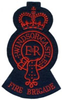 Abzeichen Royal Castle Fire Brigade Windsor Castle