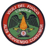 Abzeichen Vigili Del Fuoco L'Aquila