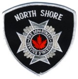 Abzeichen Fire Department North Shore / New Brunswick / Kanada