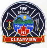 Abzeichen Fire and Rescue Clearview