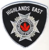 Abzeichen Fire Department Highlands East
