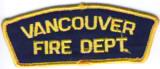 Abzeichen Fire Department Vancouver