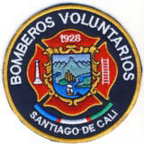 Abzeichen Bomberos Voluntarios Santiago De Cali