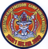 Abzeichen Fire Crash Rescue Operation Iraqi Freedom Camp Arifjan Kuwait