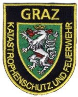 Abzeichen Berufsfeuerwehr Graz in gold