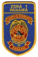Abzeichen Cuerpo de Bomberos / Panama Zona 1