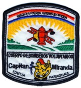 Abzeichen Cuerpo de Bomberos Voluntarios Capitan Miranda