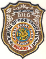 Abzeichen Bureau Of Fire Protection Region 1