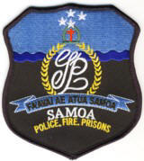 Abzeichen Police, Fire, Prison Samoa