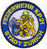 Abzeichen Freiwillige Feuerwehr Stadt Zürich KP 21