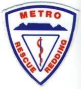 Abzeichen Metro Rescue / Redding