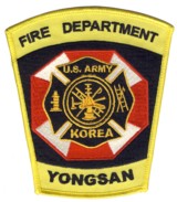 Abzeichen Fire Department Yongsan / Sdkorea