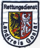 Abzeichen Rettungsdienst Landkreis Goslar