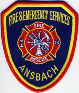 Abzeichen Fire and Emergency Services Ansbach 