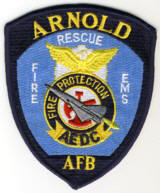 Abzeichen Fire & Rescue Arnold Air Force Base
