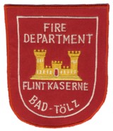 Abzeichen Fire Department Flint Kaserne / Bad-Tölz