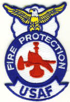 Abzeichen Fire Protection USAF / Fire Fighter