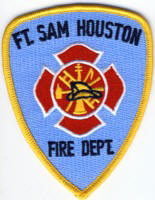 Abzeichen Fire Department Fort Sam Housten